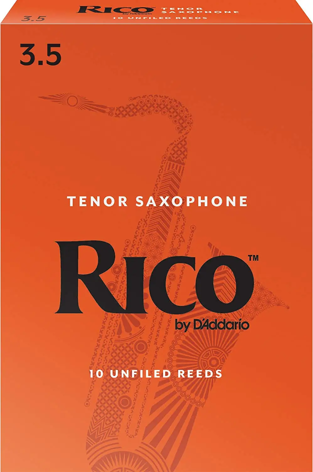 Rico by D\'Addario Tenor Saxophone Reeds, Strength 2.0/2.5/3.0/3.5