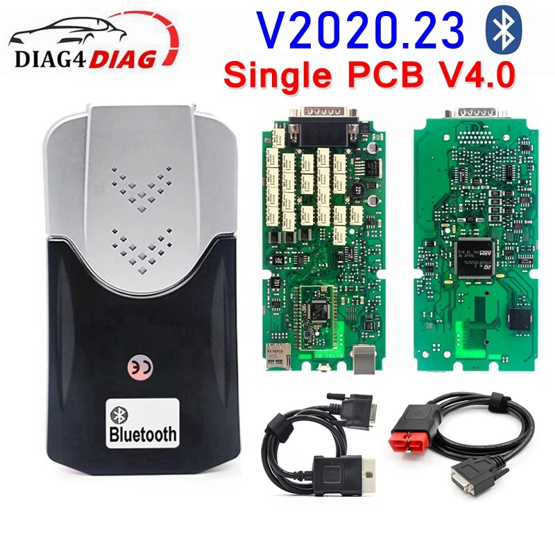 Nuovo 2020.23 / 2017.R3 Multidiag Pro + OBD2 Scanner USB Bluetooth V4.3 NEC relè DS TCS Single Board strumento diagnostico per auto/camion