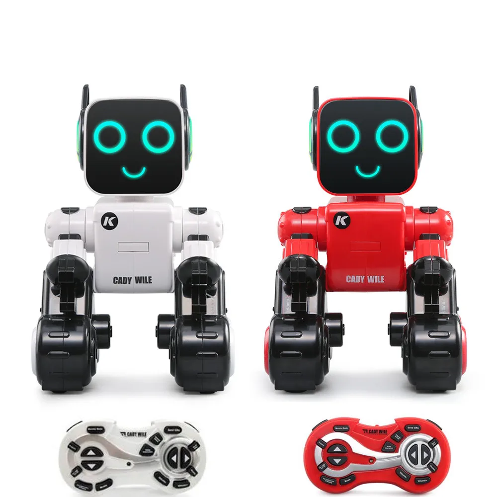 Intelligent RC Robots controllo vocale programmazione di azione interattiva invia regalo scorrevole Touch Sensing Singing Dancing Robot toys