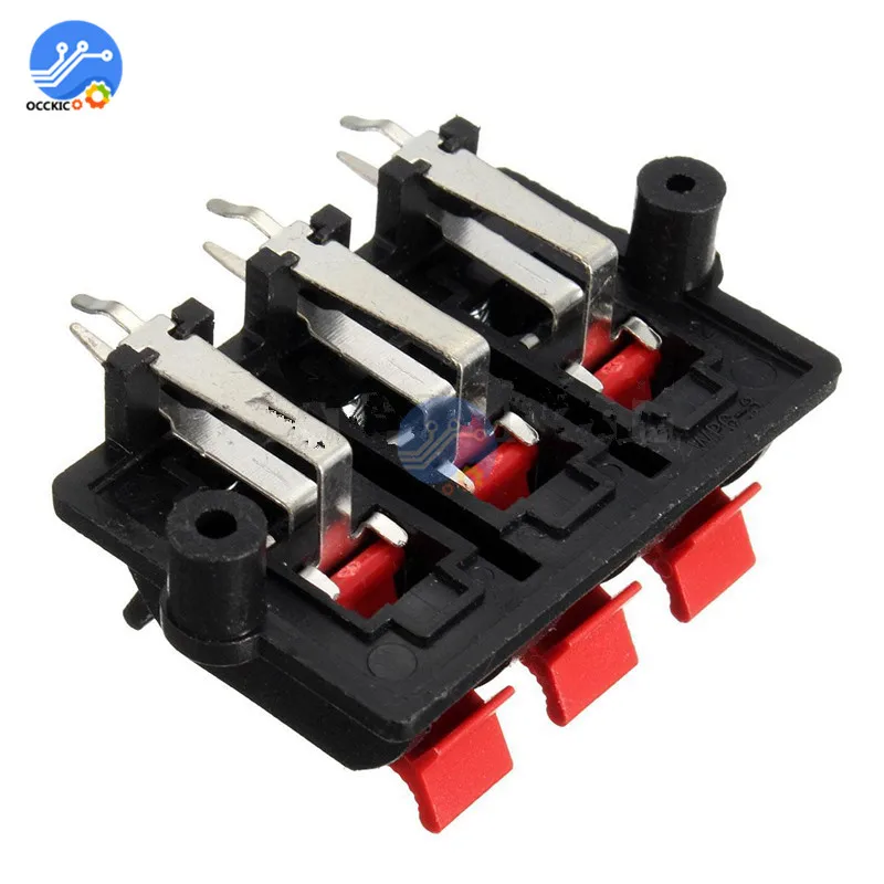 6 طريقة قناة المتحدث محطة الربيع وصلة مرفاع مكبر صوت ستيريو لوحة قطاع كتلة الإصدار