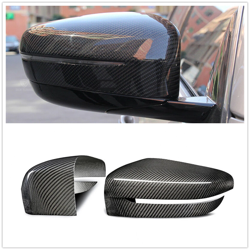 

Mirror Cover For BMW G11 G12 G30 G31 G22 2017-2018 Real Carbon Fiber Exterior Rearview Reverse Caps Rear View Case Shell Add On