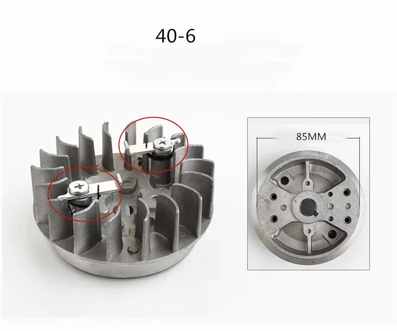 1E40F-6 Brush cutter grass trimmer Magneto Flywheel FIT 40-6 STRIMMER TRIMMER BRUSH CUTTER PART PARTS