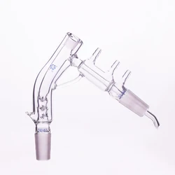 Vacuum jacket thorn-shaped micro-distiller,Female 14/20,Male 24/40,Microscale distillation tube,Minute quantity