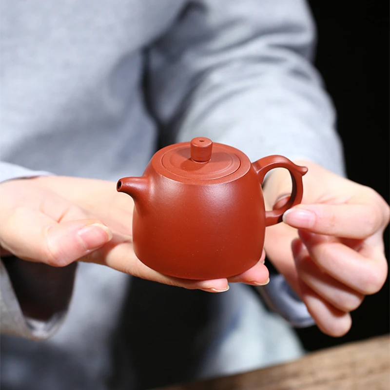 210ml Jinglan pot handmade teapot true yixing zisha dahongpao clay marked 7 infuser holes Chinese kungfu tea pots on sales new