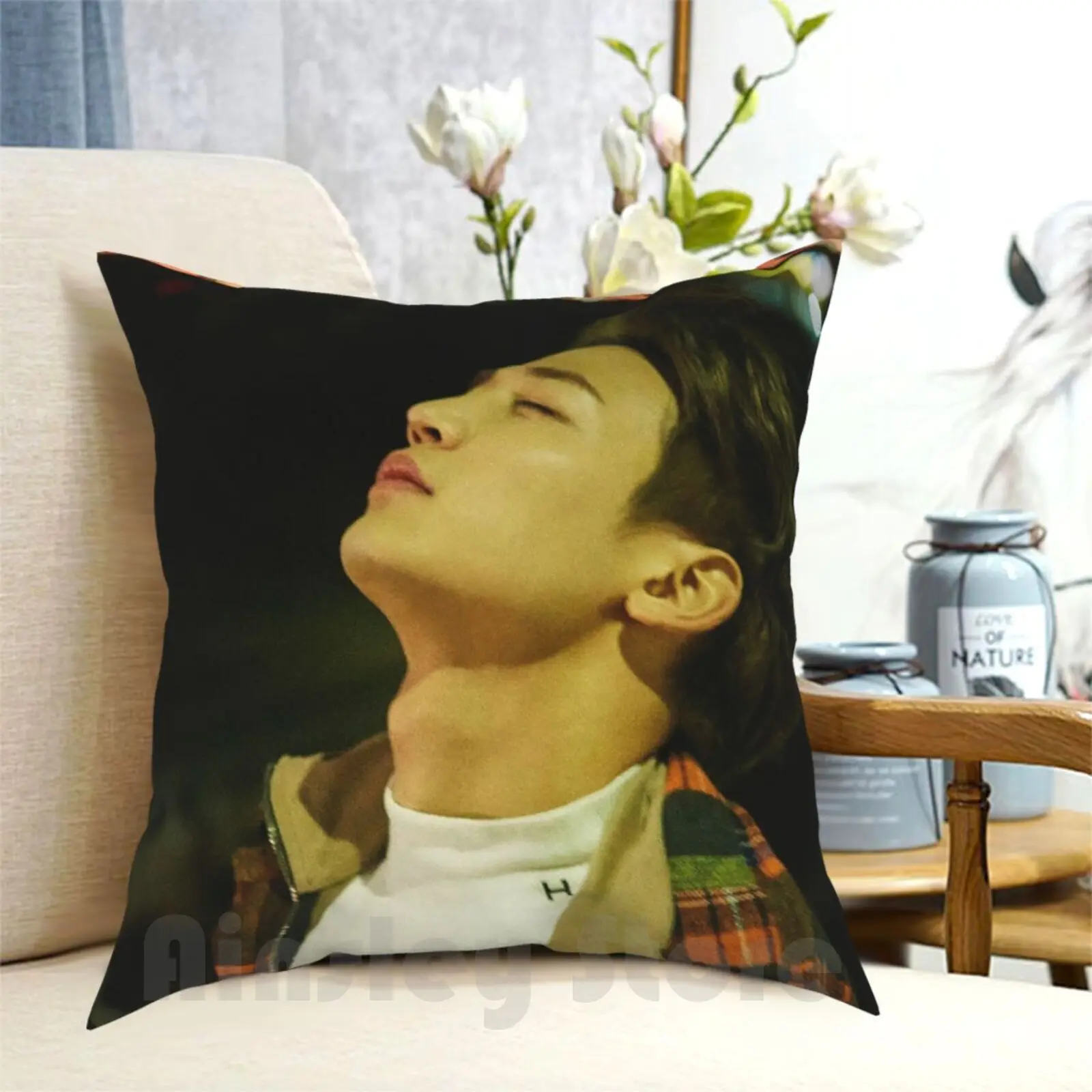 Minho Pillow Case Printed Home Soft Throw Pillow Shinee Kpop Kpop Boy Band Boy Band Onew Taemin Jonghyun Minho Key Lee