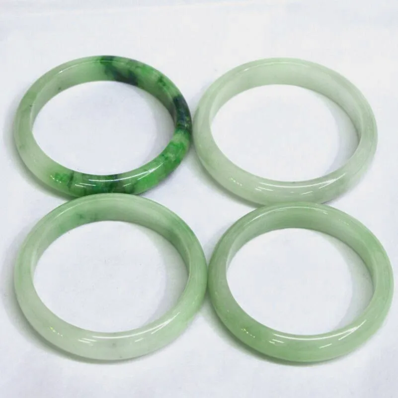 

Free Shipping Big Size 61~62mm Natural Green Jade Jadeite Nephrite Bangles Hand Adult Stone Bangle Bracelet Jewelry Bracelet