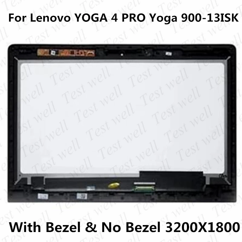 

LCD matrix For Lenovo YOGA 4 PRO Yoga 900-13ISK 900-13 80MK 80UE 13 inch laptop LCD touch screen assembly display LED LTN133YL05