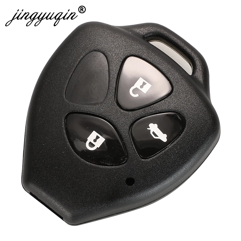 Jingyuqin 10 pz 2/3/4 pulsanti Remote Car Key Case Shell FOB per Toyota Camry Corolla Avalon Venza No blade