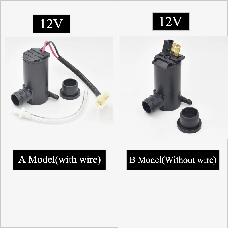 12V Universal Car Glass Wiper Windshield Water Washer Pump Jet Motor Car Styling Windcreen Replacement Kit