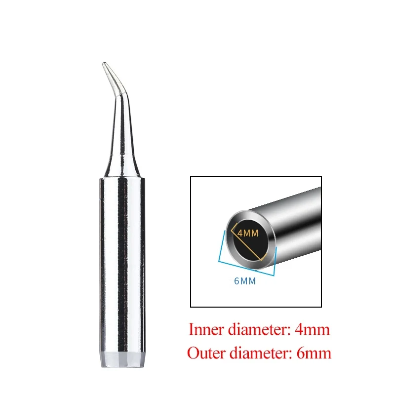 10 Cái/lốc Chì Hàn Đầu 900M-T-IS Đầu Hàn Cho Hakko 936 Bộ Hàn Thay Thế Làm Lại Phụ Kiện
