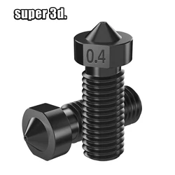 Volcano Nozzle Hardened Steel Nozzle 0.4/0.6/0.8/1.0mm 1.75mm M6 High Temperature For Anycubic/Artillery/FLSUN 3D Printer Hotend