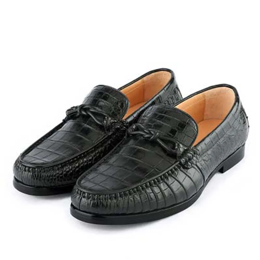 eyugaoduannanxie new crocodile  Men's casual shoes  business  leisure  crocodile  Men's leather shoes men crocodile shoes