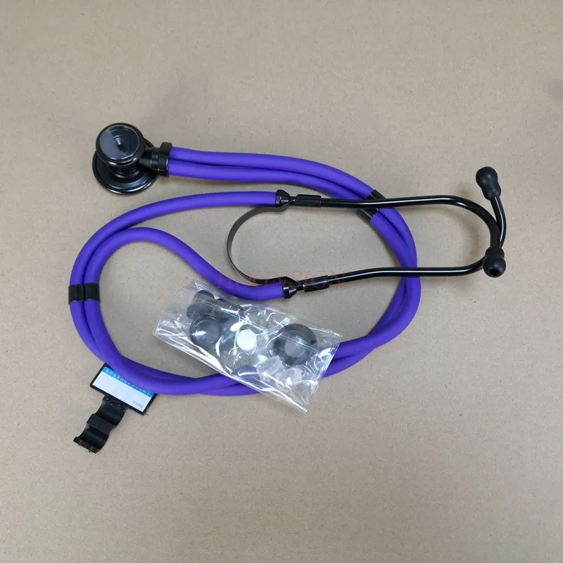 box medical professional purple stethoscope double-sided doctor home professional multi-function fetal heart