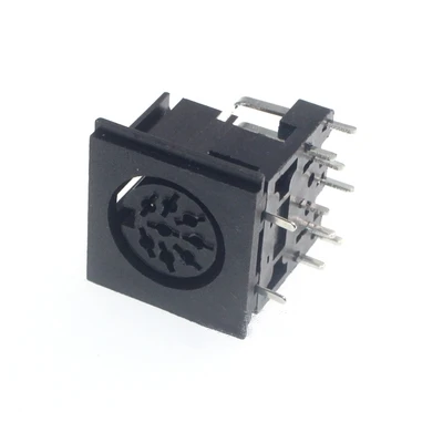 4 5 6 8Pin Mini DIN Female Socket Connector 4 5 6 8 Poles DIN Mini Jack PS2 Mini Circular Keyboard and Mouse Socket