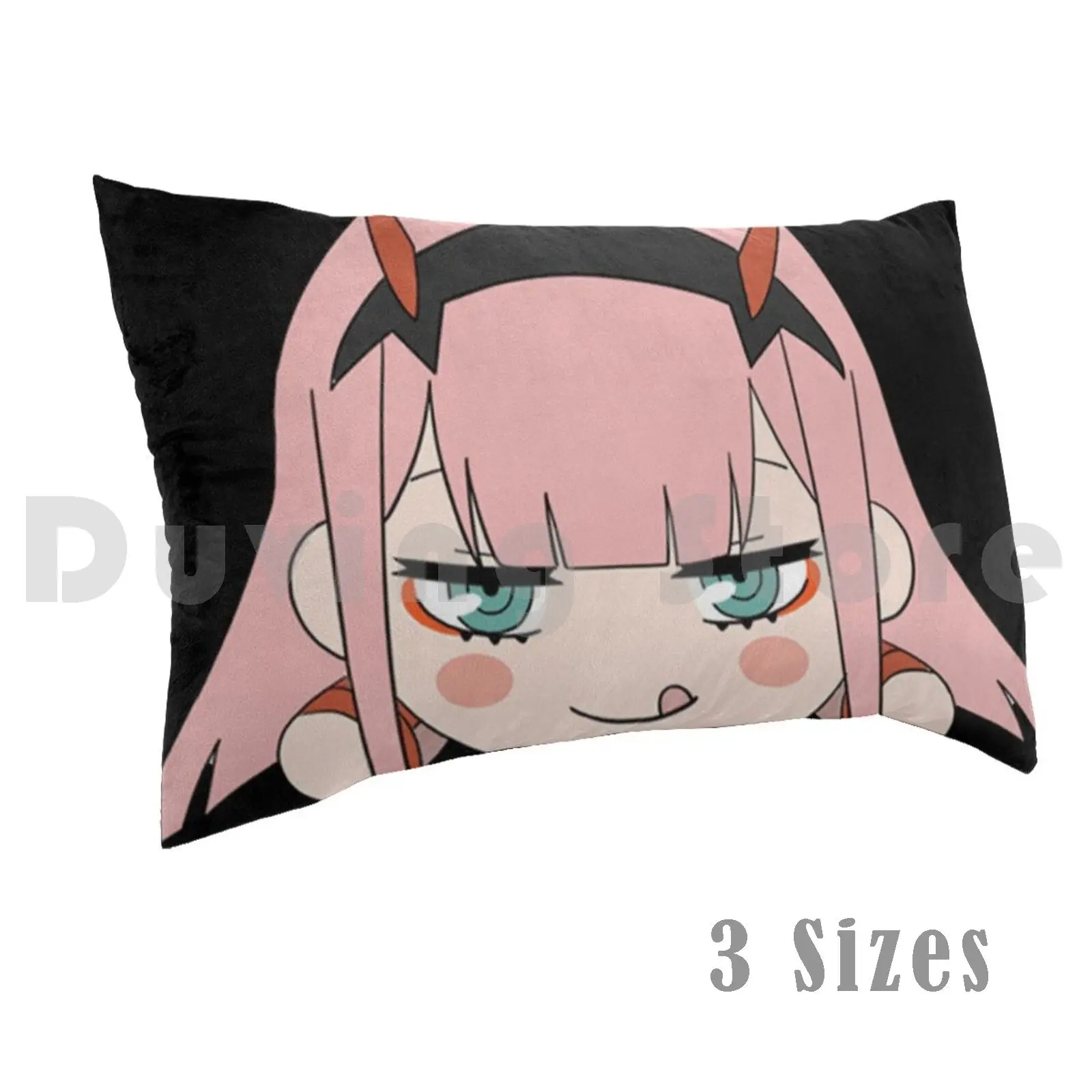 , Zero Two , 02 Pillow Case Printed 35x50 Darling In Franxx Anime Manga Japanese Cute