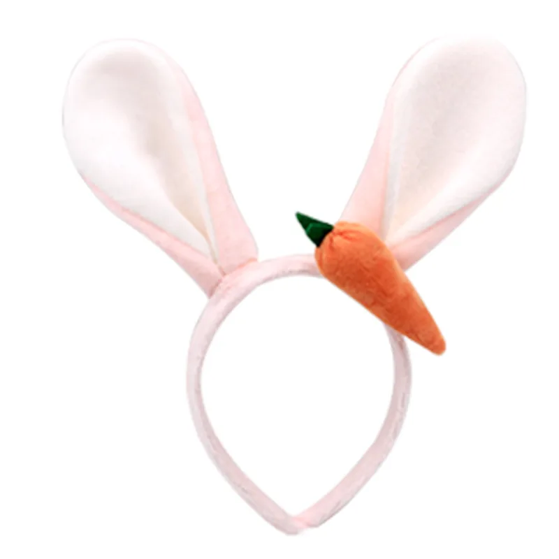 New product judy rabbit ears carrot headband cartoon hairpin amusement park party cosplay performance props hair accessories