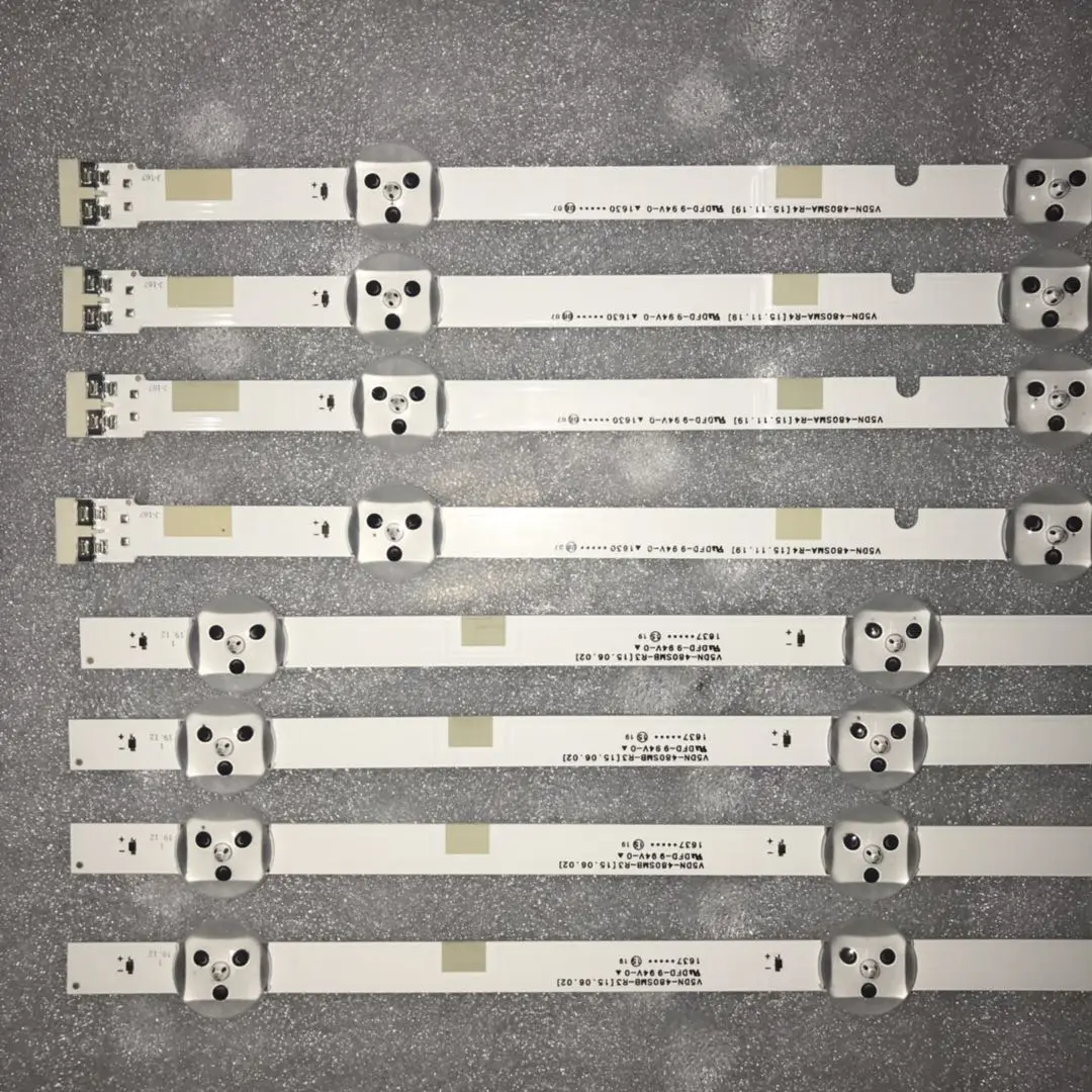 New 8 PCS/SET  LED backlight strip for Samsung UN48J5000AF BN96-37296A 37297A 2015 SVS48 FCOM V5DN-480SMA-R4 V5DN-480SMB-R4
