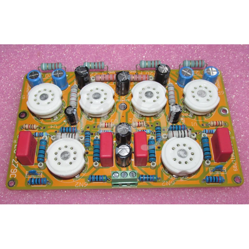 6N2+6P15 beautiful sound Dynaco amplifier push-pull line stereo amplifier board 6N2 tube amplified inverting push-pull output