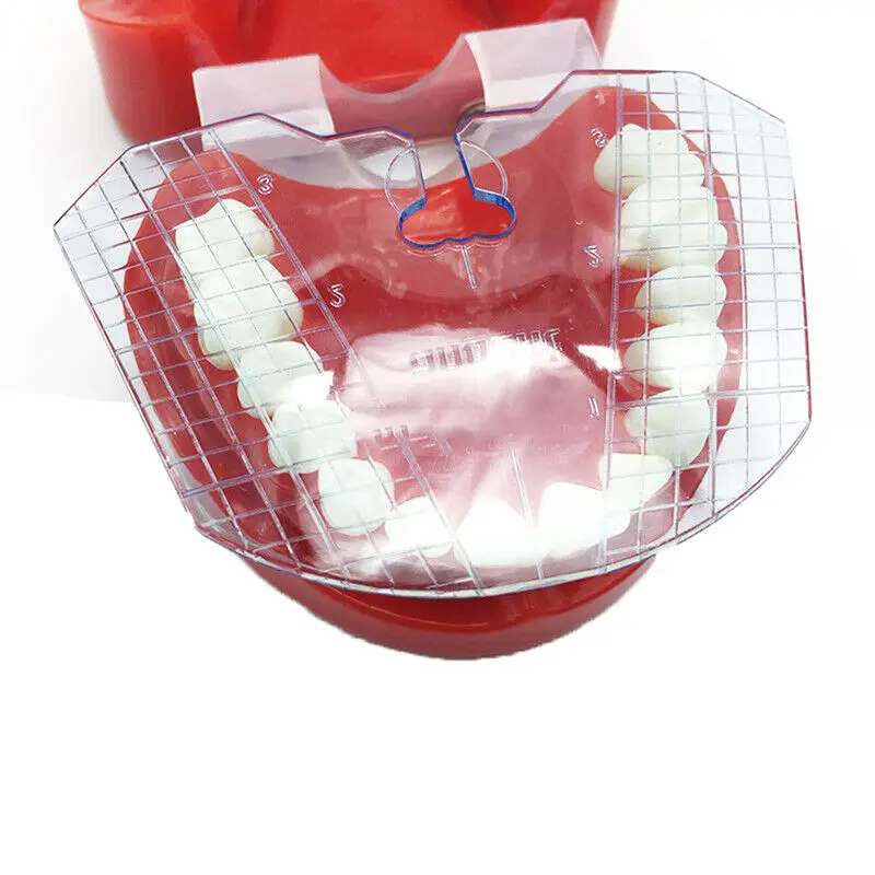 2pcs Dental Template Guide Plate Complete Denture False Teeth Arrangement For Dentist Laboratory