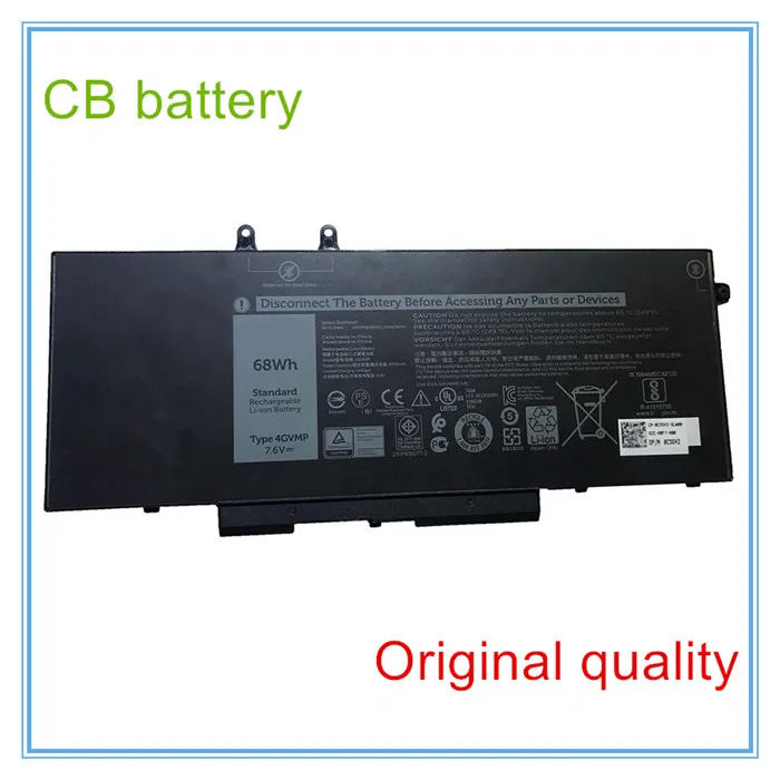 

Original quality New 7.6V 68Wh Original 4GVMP Battery for Laptop