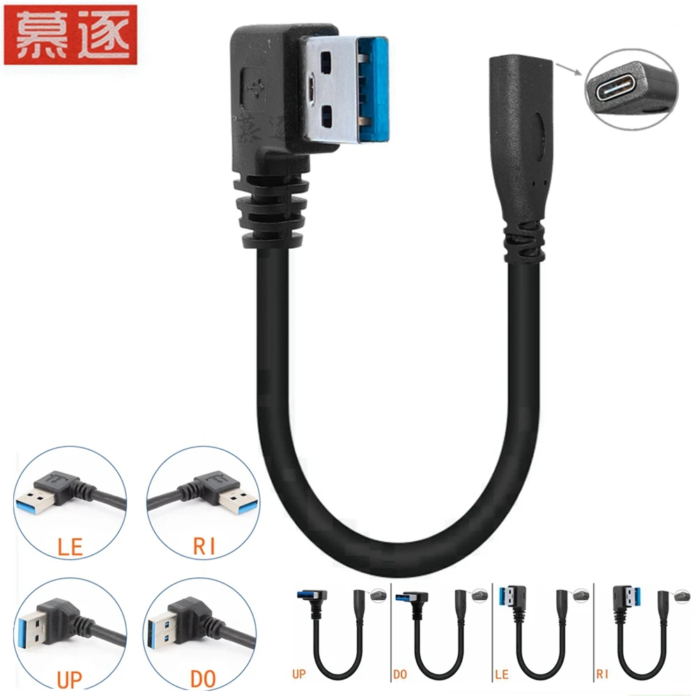 0,2 M USB 3,1 Typ C Weibliche Zu USB 3,0 Männlichen Port Adapter Kabel USB-C Zu Typ-A Stecker konverter Für Macbook Android Mobi