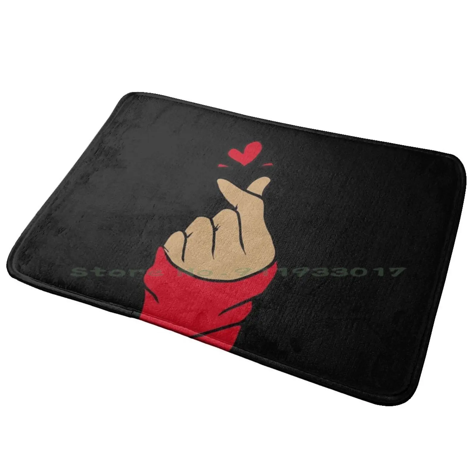 Love Is Sudden Entrance Door Mat Bath Mat Rug Love Is Sudden Girls Shemale Lasbian Gay Red Hand Treeny Anti-Slip Bedroom