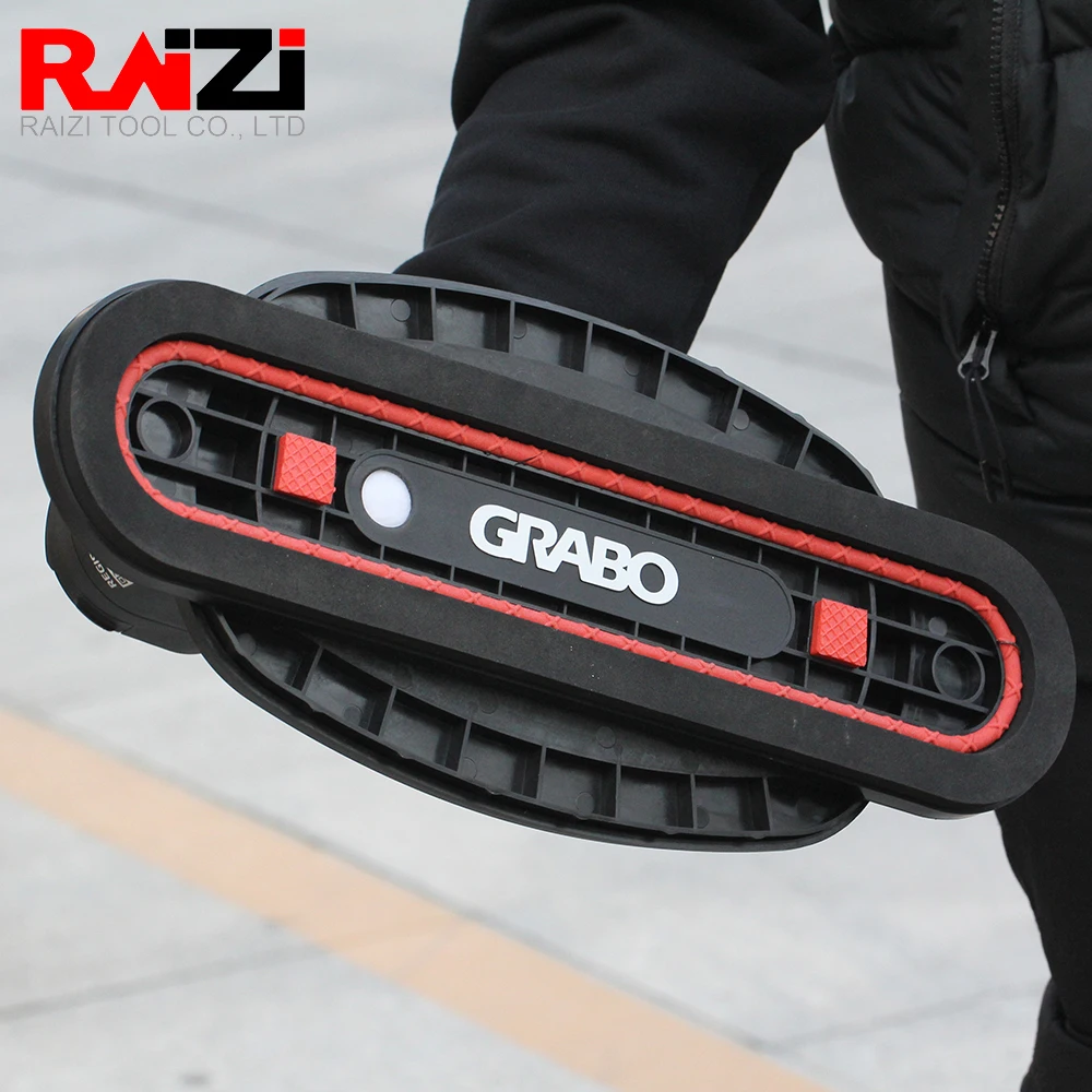 Raizi Grabo guarnizione in gomma espansa a ventosa elettrica guarnizione sottile per superfici di sollevamento con uno strumento per piastrelle a superficie stretta più lunga