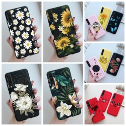 For Samsung Galaxy A30s Case Samsung A50s A50 Phone Cases Fashion Flowers Painted Soft TPU Back Cover For GalaxyA30s A 30s case