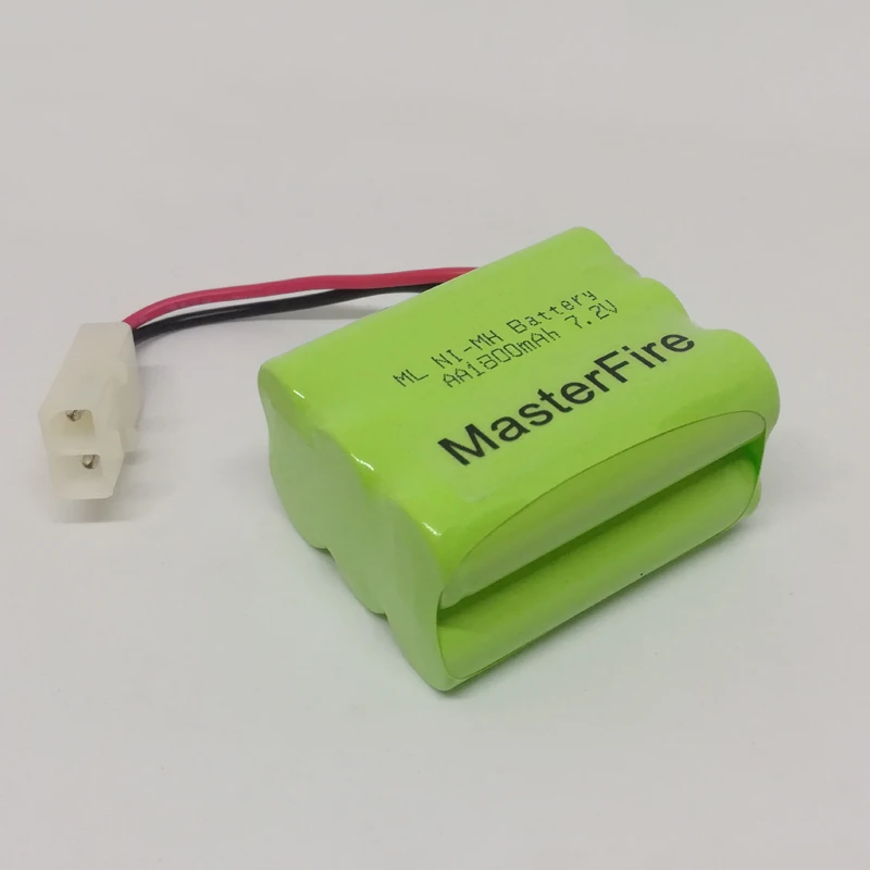 MasterFire Original 7,2 V AA 1800 mah Ni-MH Akku Wiederaufladbare NiMH Batterien Pack Für Rc spielzeug Auto Boot Roboter Pistolen Tanks Züge