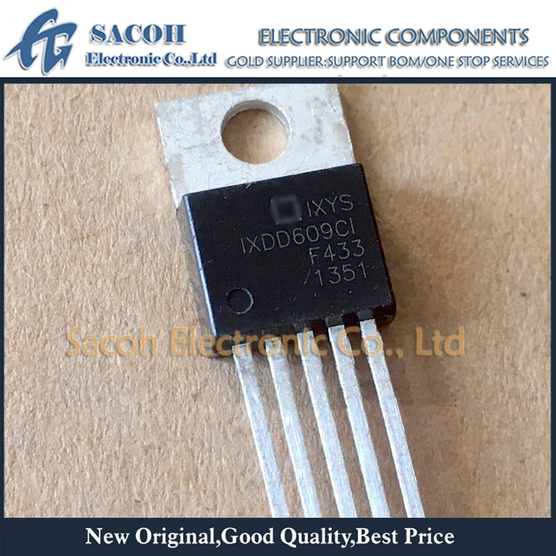 1Pcs IXDD609CI or IXDN609CI or IXDI609CI TO-220-5 Ultrafast MOSFET Drivers