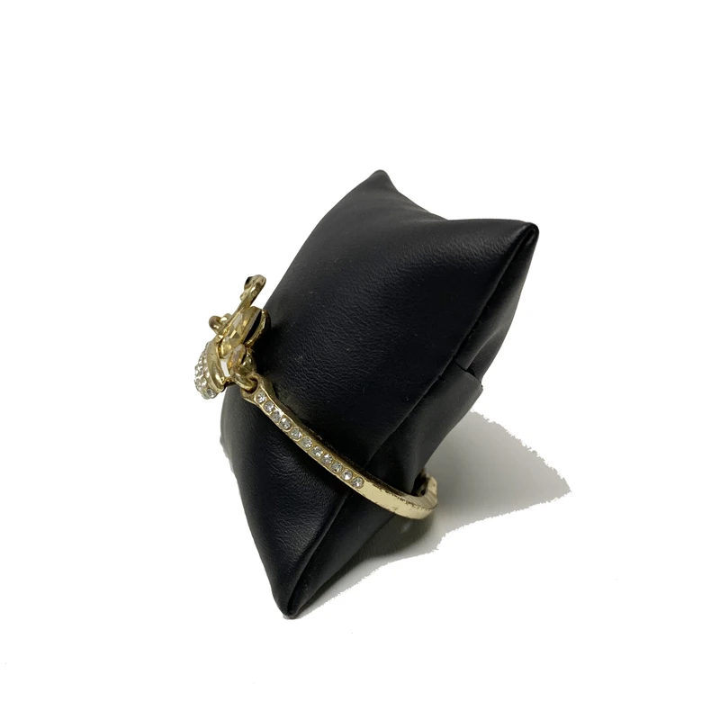 1Pcs 7*6Cm Mini White Black Grey Pu/velvet Watch Bangle Pillow Holder Bracelet Jewelry Display Chain Anklet Soft Pillow Cushion