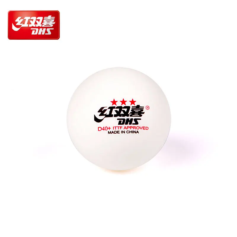 DHS 3 Star D40 + pallina da Ping Pong 3 stelle nuovo materiale ABS espanso Poly Plastic Original DHS Ball palline da Ping Pong a 3 stelle