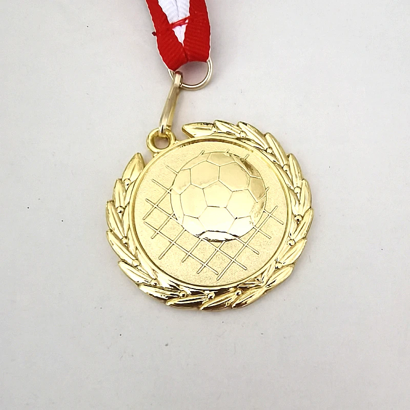 New Football medal School Sports Medal Gold Silver Bronze Motion, Honor Communication Ability/self-confidence Developing 5.0 cm