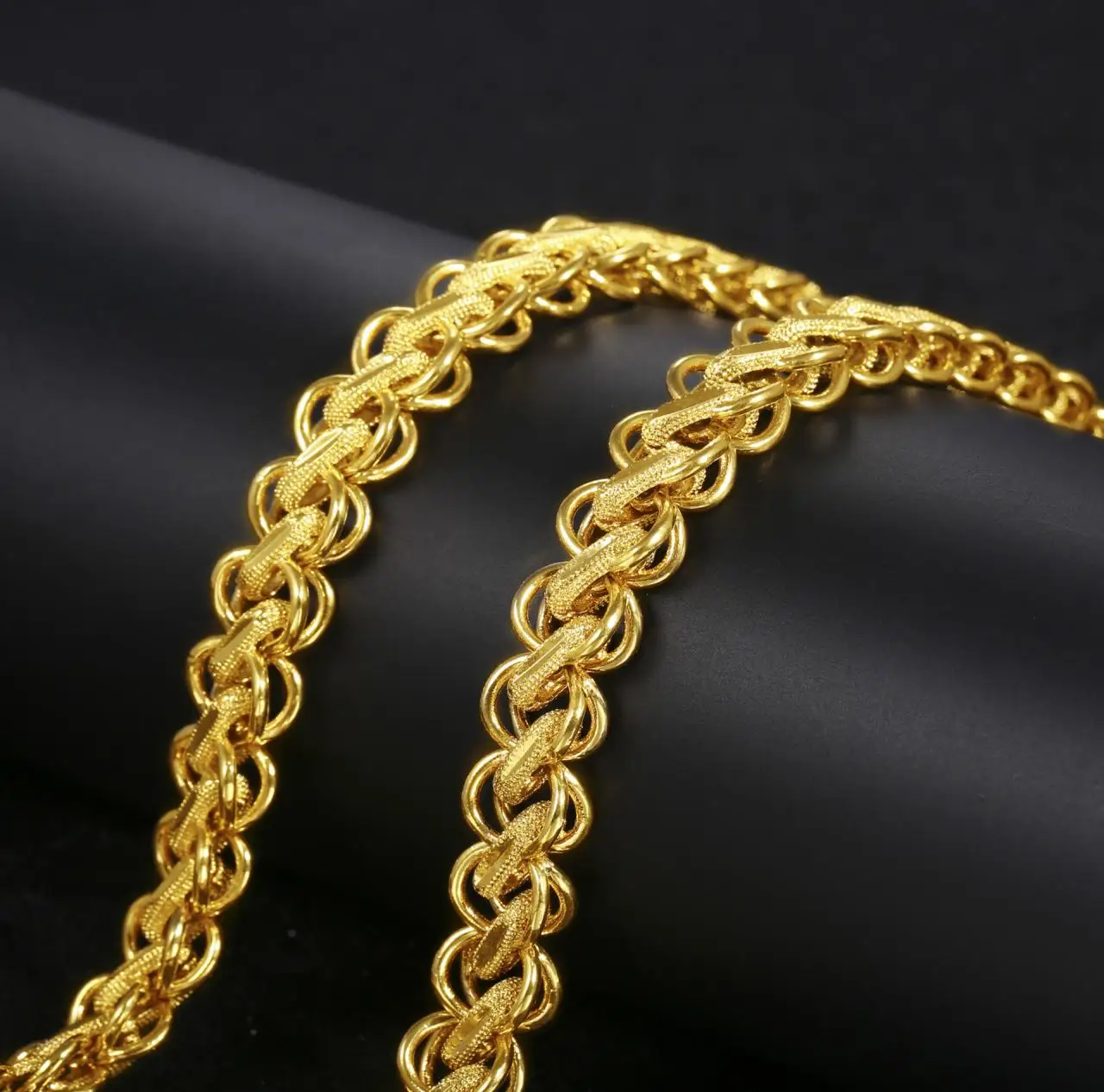 Schwere Hip-Pop-Klassische Kettenkette für Herren, Schmuck, 50cm 60cm 70cm Länge; 10mm Bandbreite – Detail 4