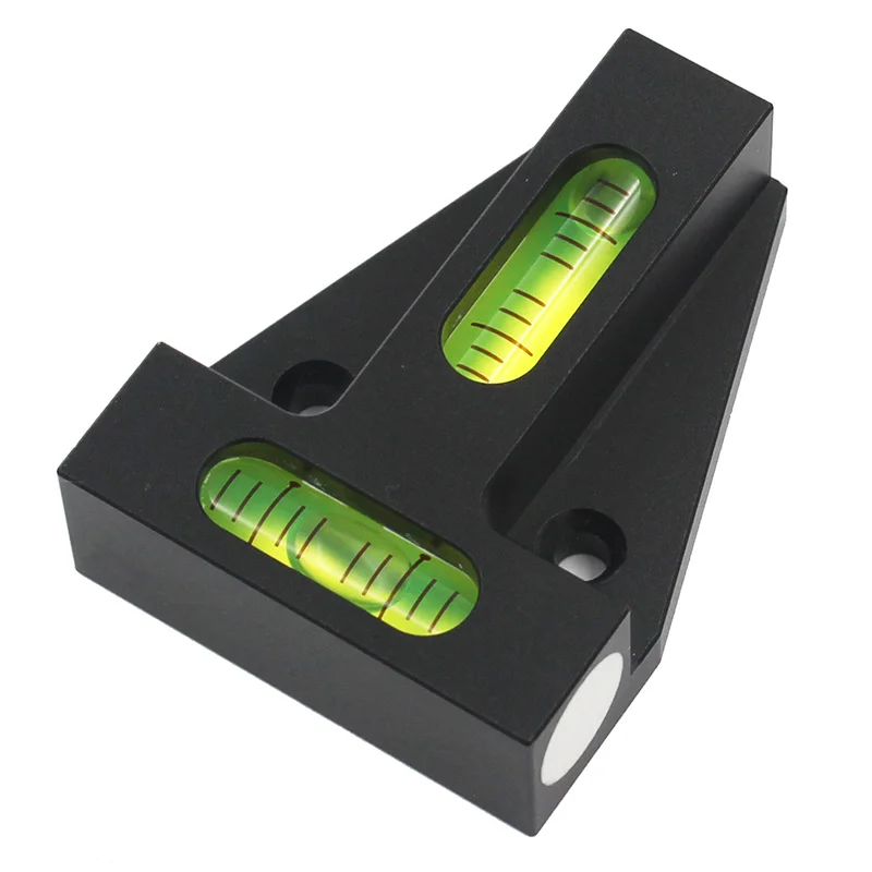 Haccury Mini Spirit Level Bubble Two Ways T-type Portable XY Dual-axis Horizontal Measurement Instrument