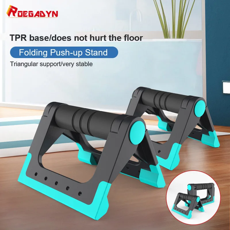 

ROEGADYN-Foldable Push Up Board, Anti-Skid, Triangle, Stand Rack, Sports Muscle Trainer, Exercise Board, Fitness Equipment