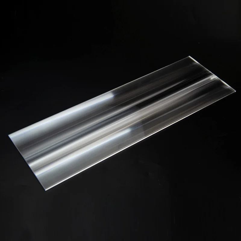 300X100mm Optical PMMA Linear Fresnel Lens Focal Length 50mm 100mm LED illumination Linear Lens Solar Energy Concentrator 1pc