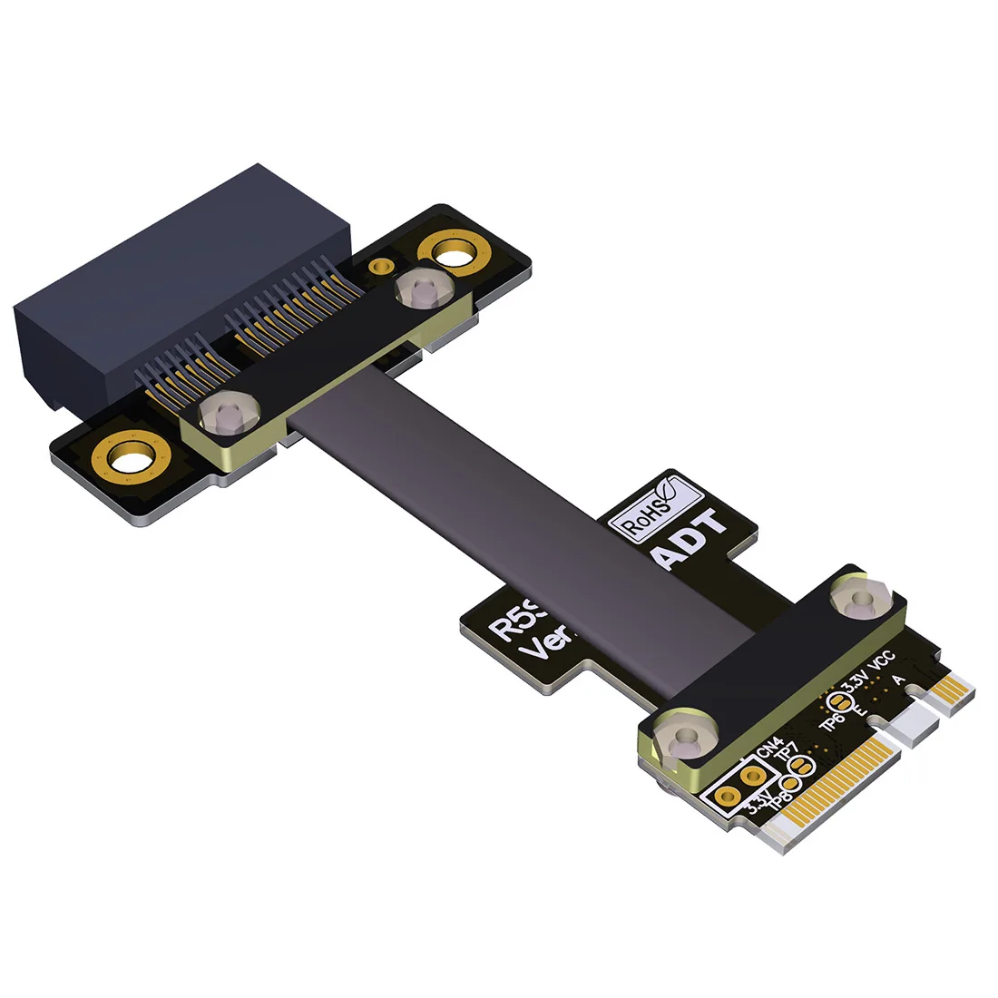 ADT-Link M.2 WiFi A.E Key Adapter M.2-A/E key to PCI-E 3.0 X1 Adapter Extension Cable R51SF R51SR R51SL for PC Computer Chassis