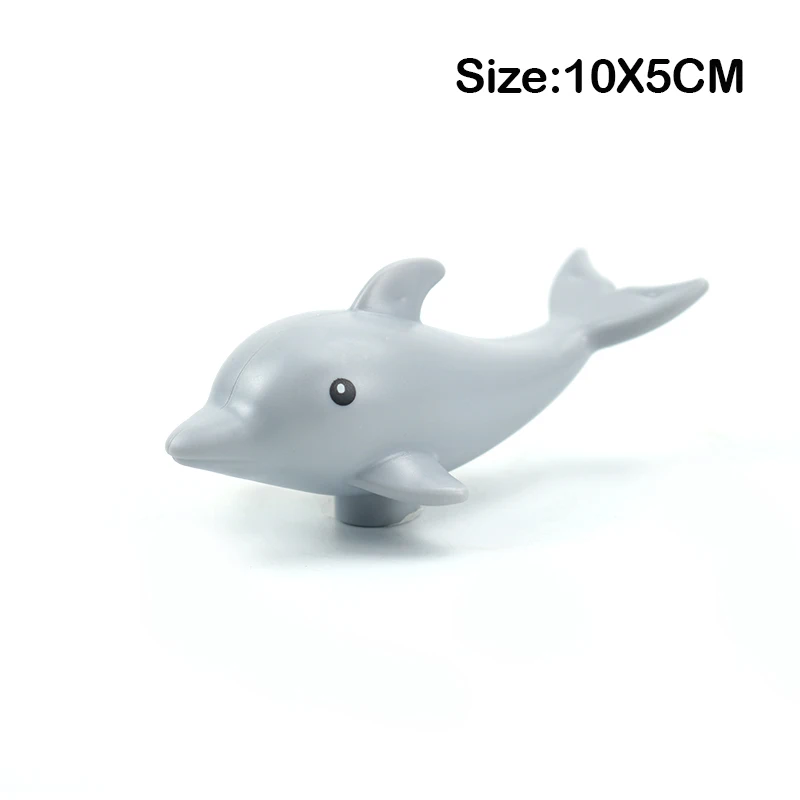 Big Block Animals DIY Size Building Bricks Toy Cute Butterfly Dolphin Kawaii Koala Creative Parts Assembly Kids Educational Toys