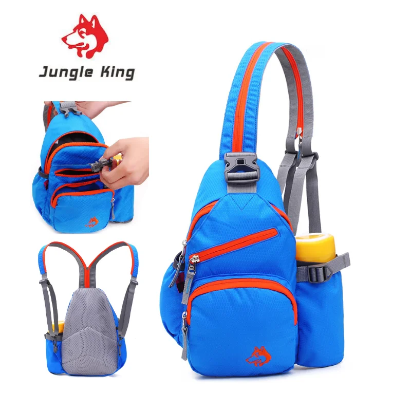 

Jungle King New Outdoor Sports Chest Bag Multifunctional Unisex Shoulder Bag Marathon Running Bag Folding Bag Mountaineering Bag