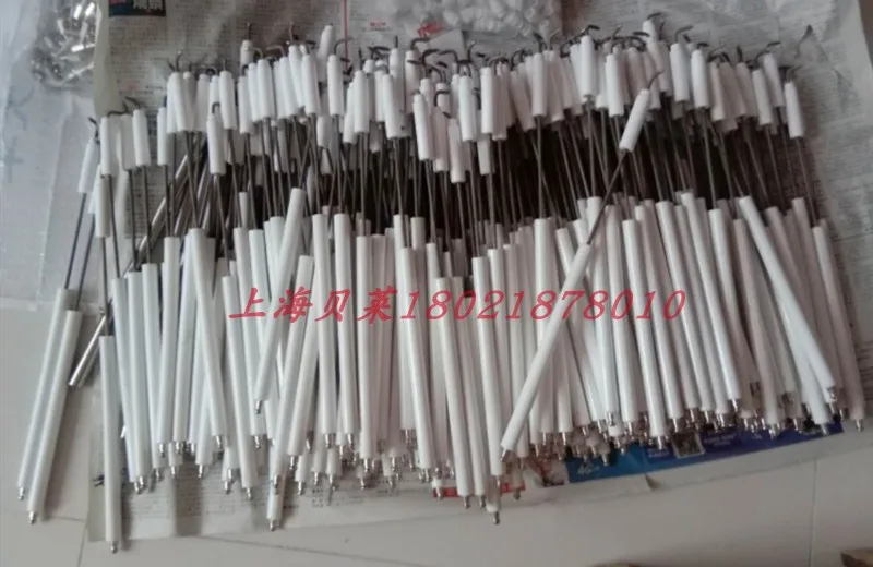 จุดระเบิดเข็มจุดระเบิด Electrode สแตนเลสตรวจจับเปลวไฟเข็มเส้นผ่านศูนย์กลาง12มม.ความยาว Professional Burner อะไหล่