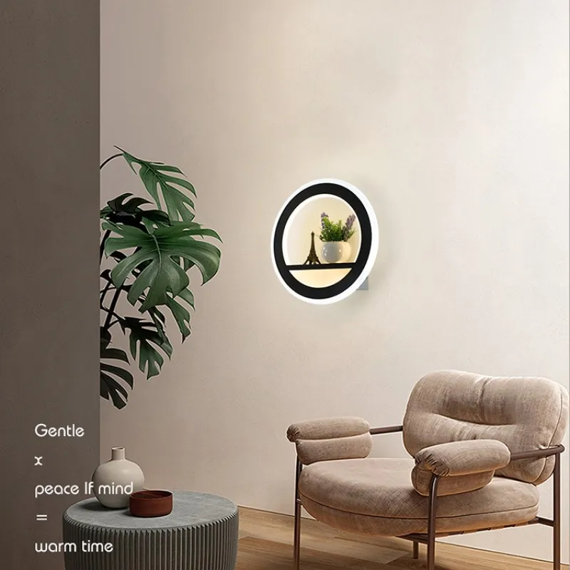 Applique Murale LED Nordique à Intensité Réglable, Luminaire Décoratif d'Nik, Idéal pour une Chambre à Coucher, un Salon ou une Salle de Bain