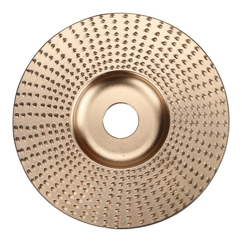 Disque rotatif pour meuleuse d'angle, 4 Types de meule à bois, outil de sculpture sur bois, disque abrasif pour alésage de 4 pouces