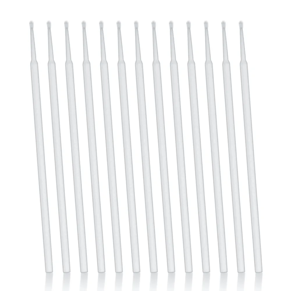 100PCS White Disposable Tattoo Cotton Swab  Brush Bagged Microblading Micro Brushes Applicator Tattoo Accessories For Makeup