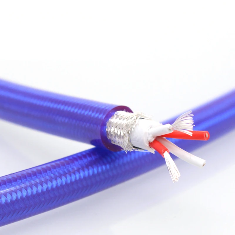 Hi-End QED 6N OCC silver plated USB audio cable data USB cable DAC USB hifi cable A-B usb cable
