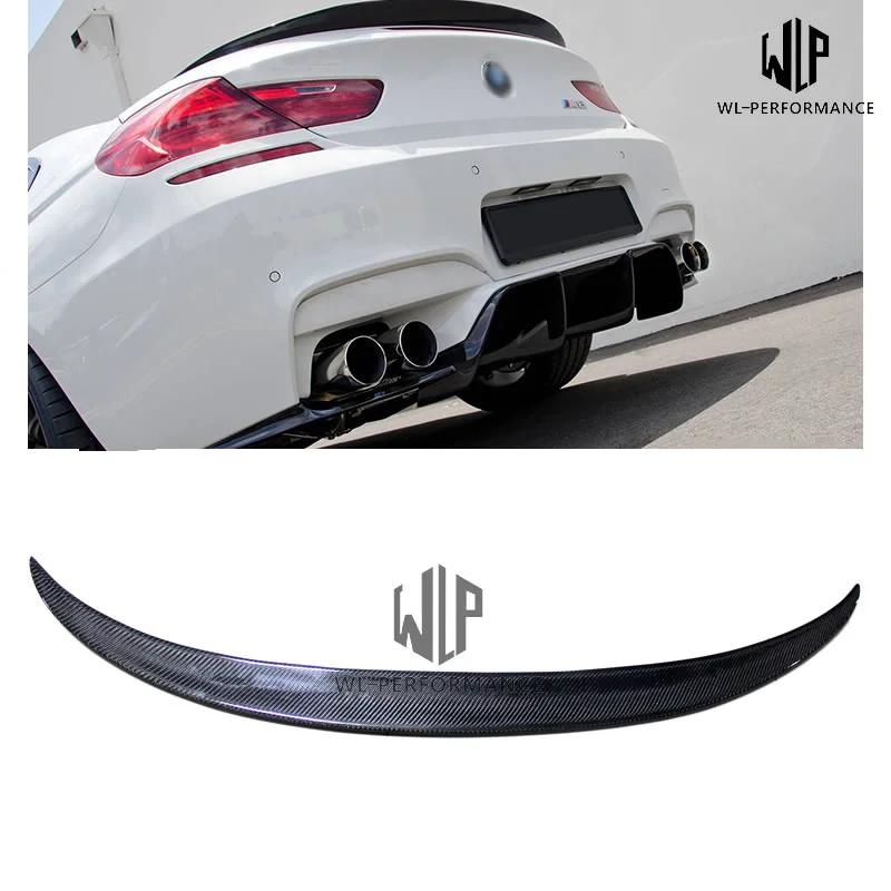 Carbon Fiber Rear Spoiler Wings Car Styling for Bmw 6 Series M6 640i 650i Car Body Kit 2012-2017