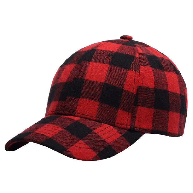 

Baseball Cap Women Men Cotton Plaid Snapback Streetwear HipHop Sports Cap Casual Sun Visor Trucker Retro Bone Hat Droppshiping