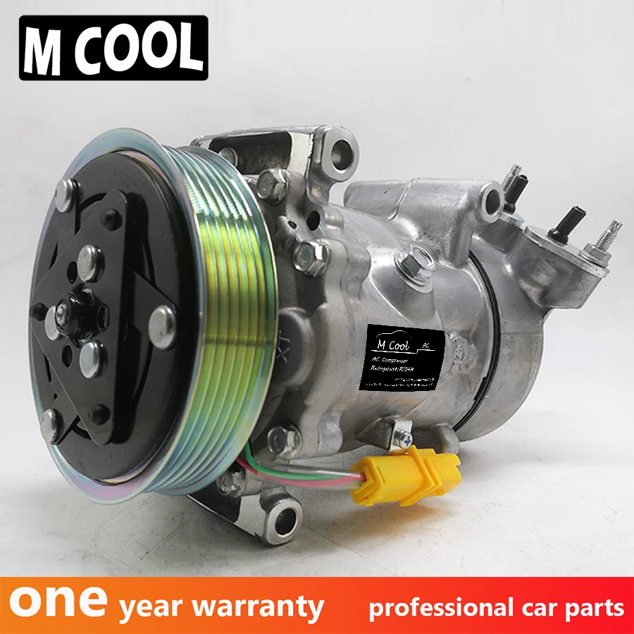 

For ac compressor for car peugeot 206 307 Citroen Fiat 1449 1450 9655191680 9671456680 9655191580 6453XJ 6453QG 6453QE 6453Q