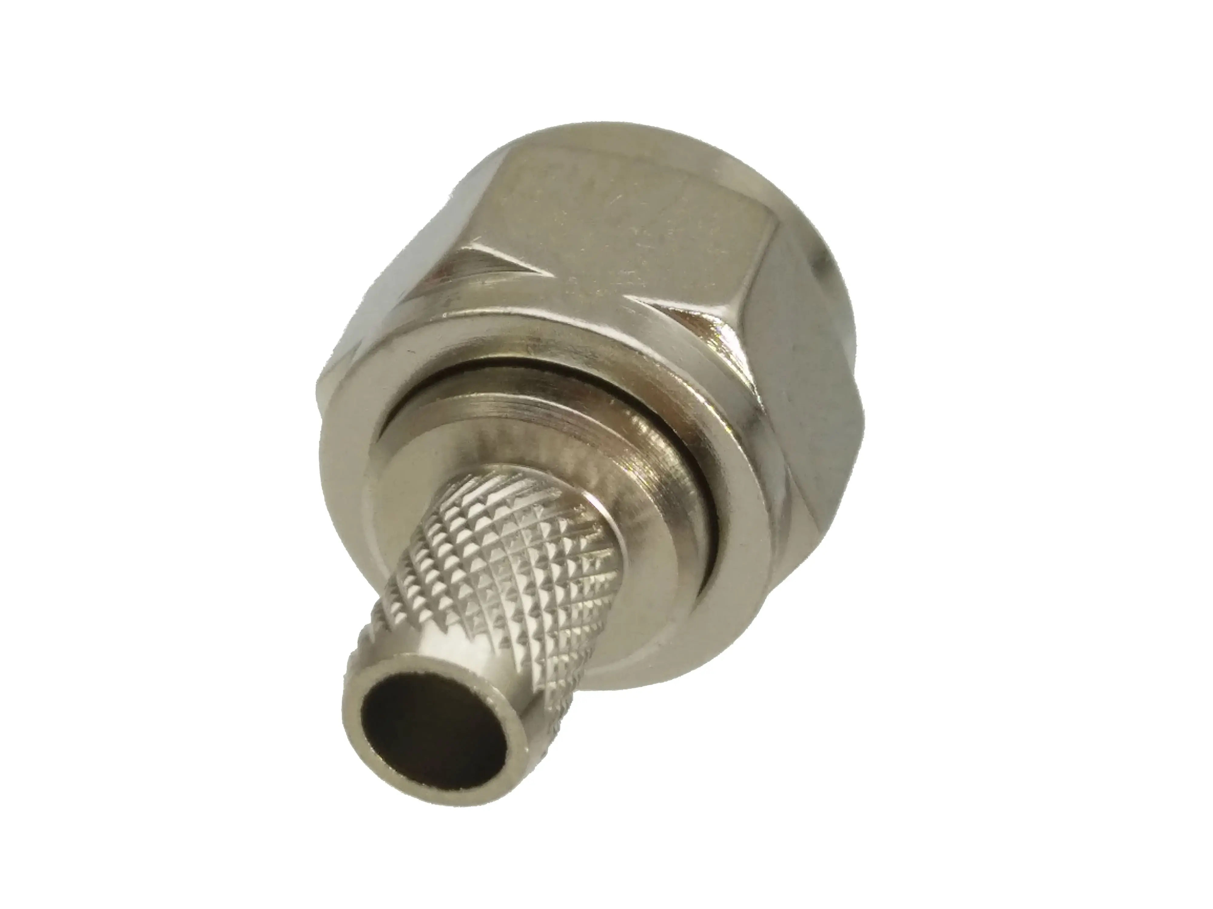 F TV male plug straight crimp RG58 LMR195 RG142 RG400 Cable RF Coaxial connector Wire Terminals 50ohm