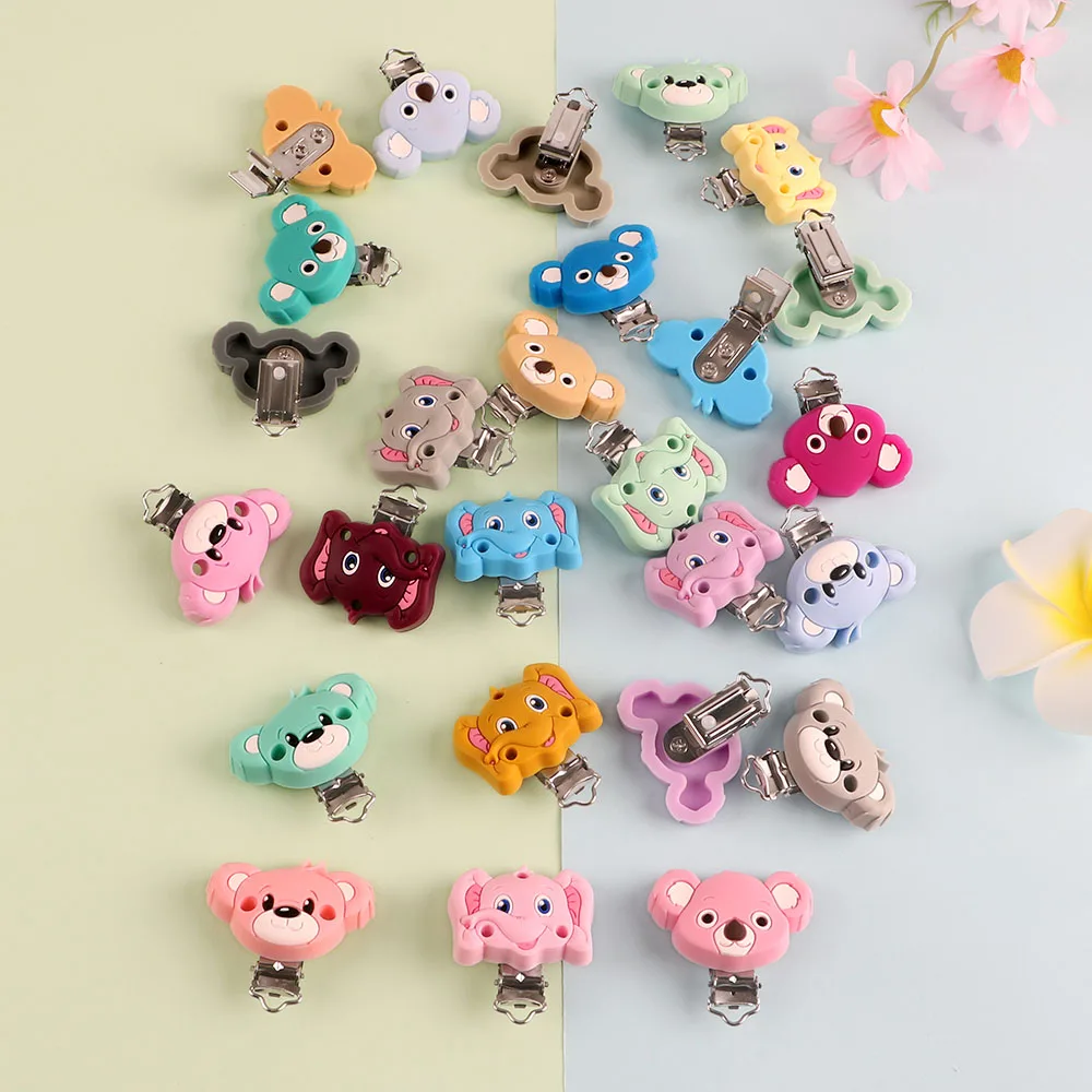 

3 шт., силиконовые зажимы для соски-пустышки